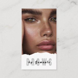 Brows Aftercare PMU Microblading Henna Salon Busin Business Card