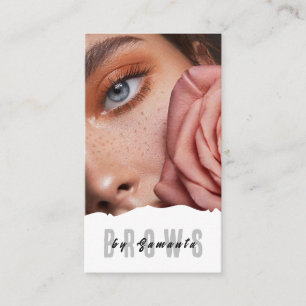 Brows Aftercare PMU Microblading Henna Salon Busin Business Card