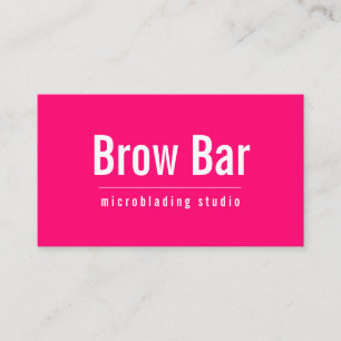 Brows & Lashes Microblading, Eyelash Extensions Business Card