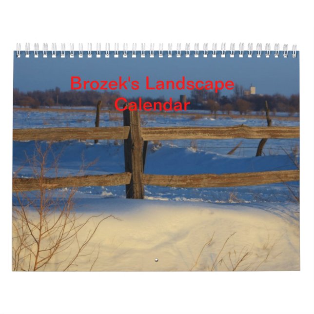 BROZEK STOCK PHOTOGRAPHY  LANDSCAPE CALENDAR (Cover)