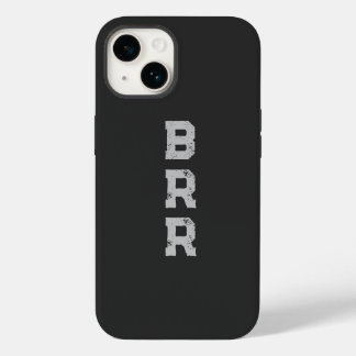 BRR Logo Grey Lettering  Case-Mate iPhone 14 Case