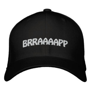 "BRRAAAAPP" Sledders.com Black Flexfit Hat