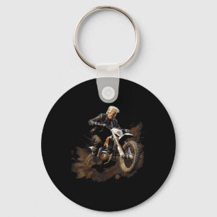 Brraaap Funny Dirt Bike Motocross For Riders Key Ring