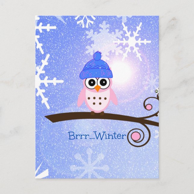 Brrr...Winter Postcard (Front)