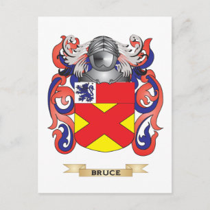 Bruce Coat of Arms (Family Crest) Postcard
