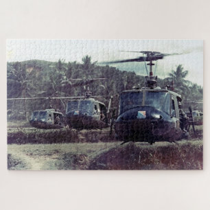 Bruce Crandall Leading UH-1 Huey Formation Jigsaw Puzzle