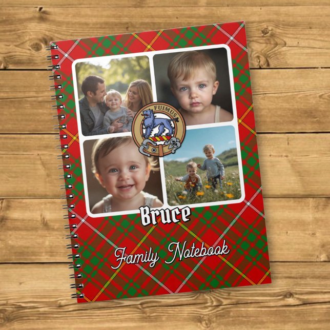 Bruce Family Photo Collage Notebook (Creator Uploaded)