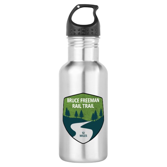 Bruce Freeman Rail Trail 532 Ml Water Bottle (Front)