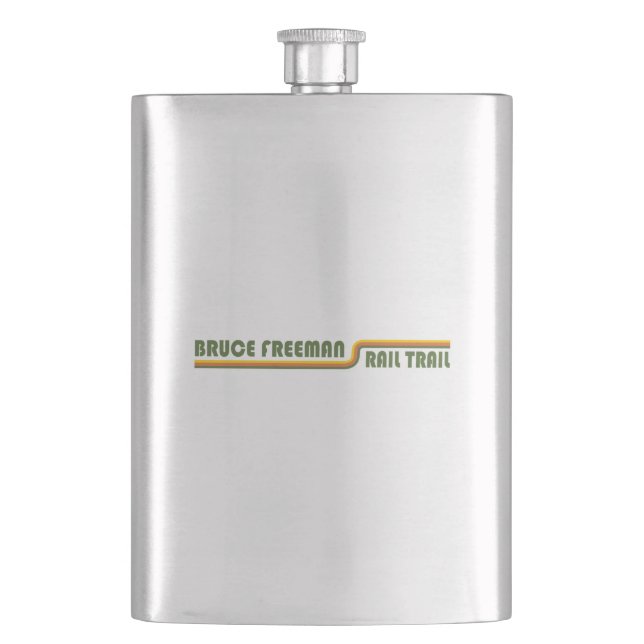 Bruce Freeman Rail Trail Hip Flask (Front)