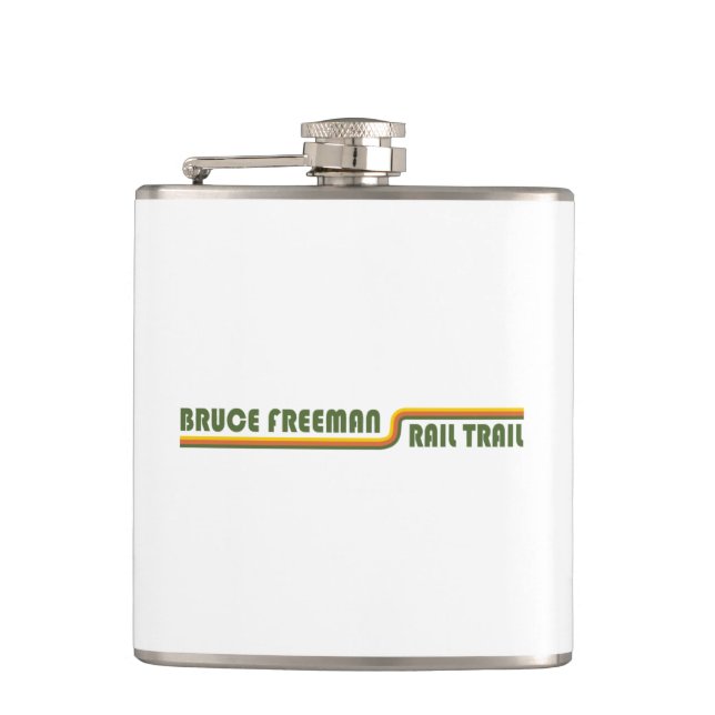 Bruce Freeman Rail Trail Hip Flask (Front)
