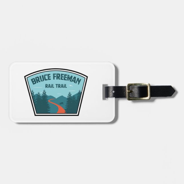 Bruce Freeman Rail Trail Luggage Tag (Front Horizontal)