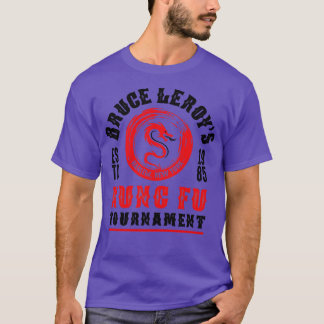 Bruce Leroys Kung Fu Tournament Lts T-Shirt