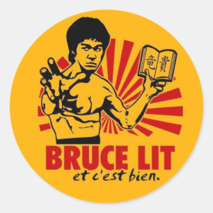 Bruce Lit Classic Round Sticker