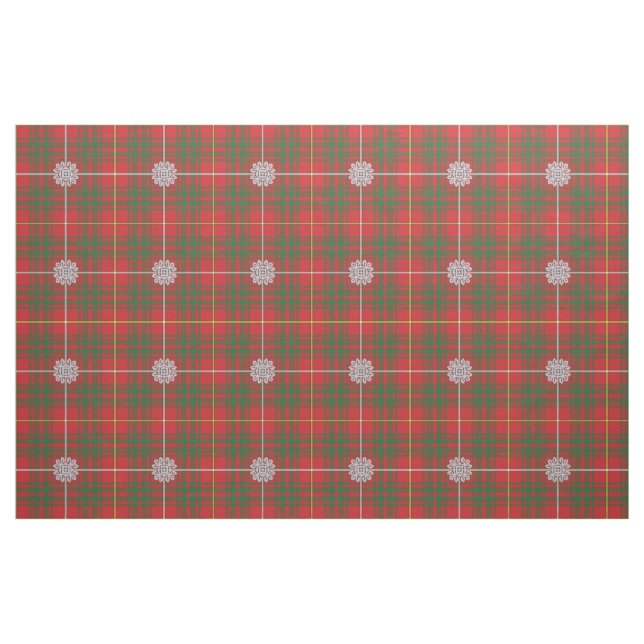Bruce Modern Tartan with Pattern Fabric (Yard)