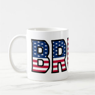 Bruce Name Vorname USA styled Tasse Kaffeetasse Coffee Mug