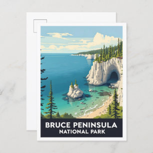 Bruce Peninsula National Park Ontario Canada  Postcard
