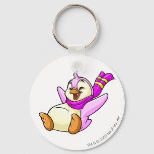 Bruce Pink Key Ring