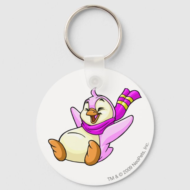 Bruce Pink Key Ring (Front)