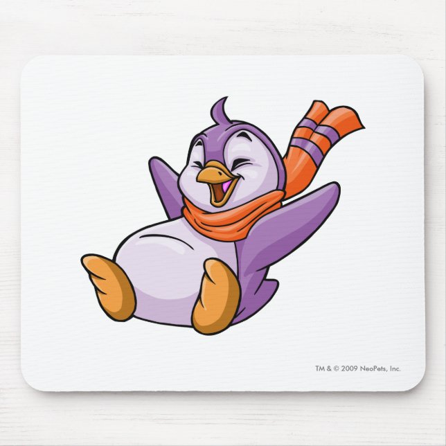 Bruce Purple Mouse Pad (Front)