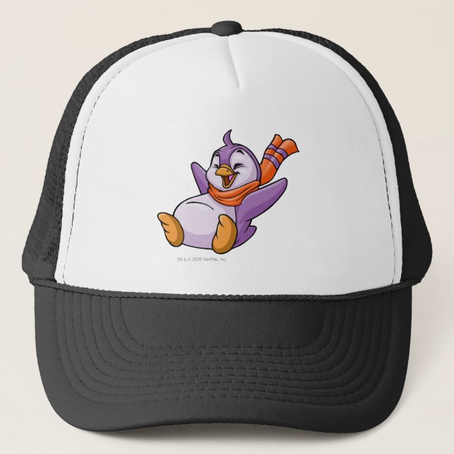 Bruce Purple Trucker Hat (Front)