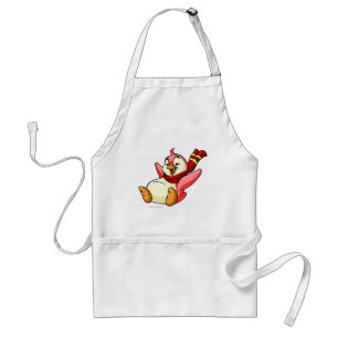 Bruce Red Standard Apron