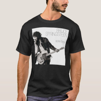 Brúcé Spríngstéén Born To Run Double Sided White   T-Shirt