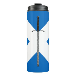 Bruce Sword on Saltire Thermal Tumbler