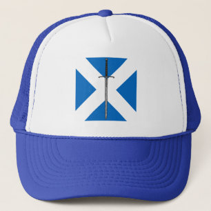 Bruce Sword on Saltire Trucker Hat