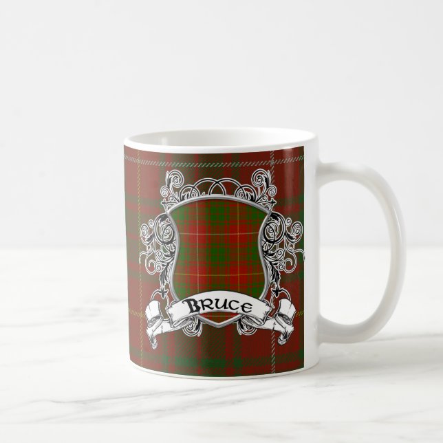 Bruce Tartan Shield Coffee Mug (Right)