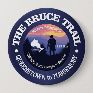 Bruce Trail (rd2) 10 Cm Round Badge