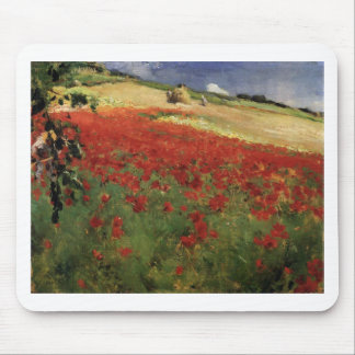 BRUCE, William Blair poppies poppy red flowers vin Mouse Pad