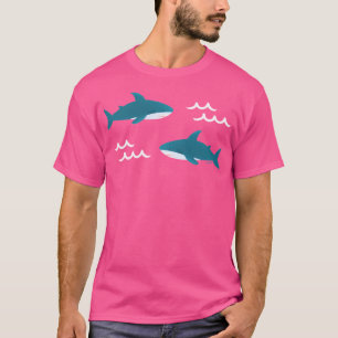 Brucieblahaj Ikea Shark Pattern (Teal) T-Shirt
