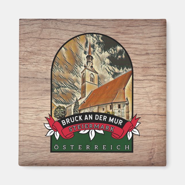 Bruck an der Mur Steiermark Austria Magnet (Front)
