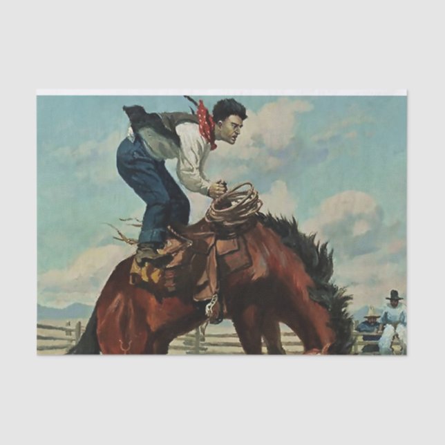 “Bruckert’s Ranch” by W Herbert Dunton Tissue Paper (Front)