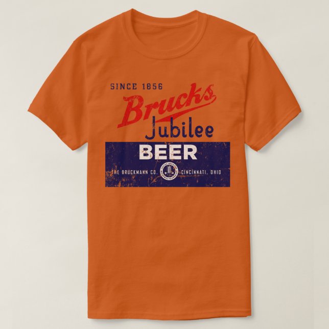 Brucks Jubilee Beer T-Shirt (Design Front)