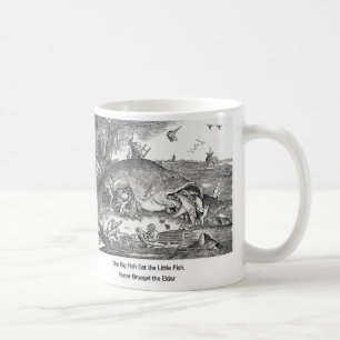 Bruegel , “ The Big Fish Eat the Little Fish. Coffee Mug