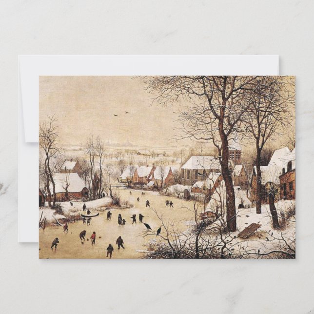 Bruegel the Elder - Winter Landscape Card (Front)