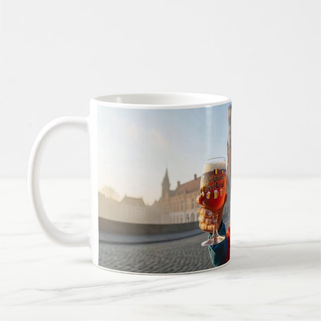 Bruges Beerland Morning Keepsake Coffee Mug (Left)