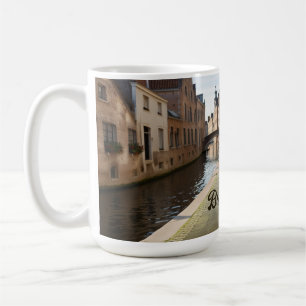 Bruges Belgium Sketch Mediaeval Coffee Mug