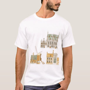 Bruges Belgium. Town hall and traditional T-Shirt