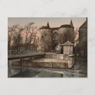 Bruges - Ghent Gate, Belgium Postcard