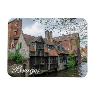 Bruges old town in Belgium Magnet