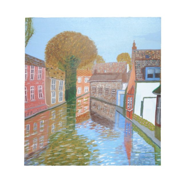Brugge canal notepad (Front)