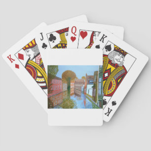 Brugge canal playing cards