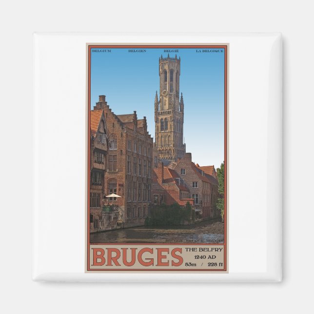 Brugge - The Belfry Magnet (Front)