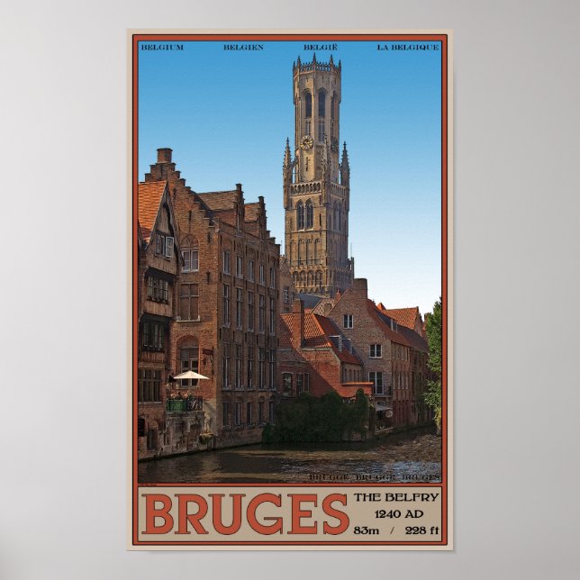 Brugge - The Belfry Poster (Front)