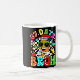 Bruh 67 Days Of School Sungles 67th Day Of School  Coffee Mug
