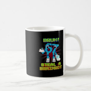 Bruh 67 Six Seven 6-7 Funny Brainrot Meme For Kids Coffee Mug