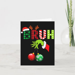 Bruh 67 Six Seven 6 7 Meme Christmas Funny Gen Alp Card