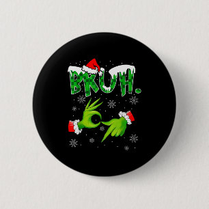 Bruh 67 Six Seven 6 7 Meme Christmas Funny Gen Alp Cm Round Badge